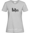 Жіноча футболка THE BEATLES original Сірий фото