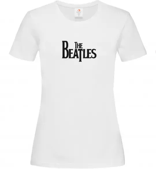 Жіноча футболка THE BEATLES original Білий фото
