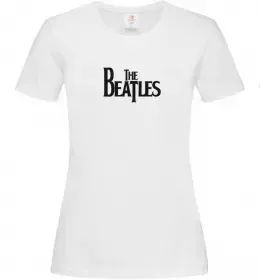 Женская футболка Гурт The Beatles Белый фото