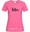 Женская футболка THE BEATLES original Ярко-розовый фото