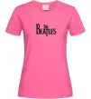 Жіноча футболка THE BEATLES original Яскраво-рожевий фото