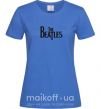 Женская футболка THE BEATLES original Ярко-синий фото