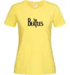 Жіноча футболка THE BEATLES original Лимонний фото