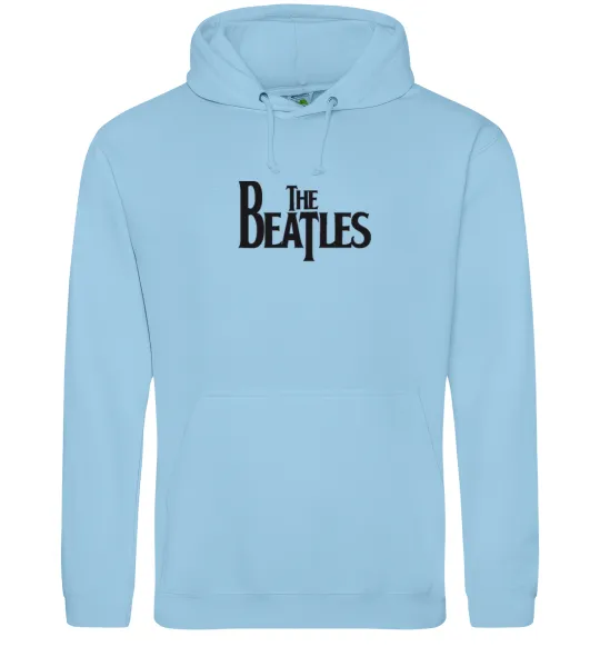 Женская толстовка (худи) THE BEATLES original Голубой фото