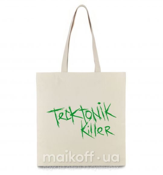 Еко-сумка TECKTONIK KILLER Бежевий фото