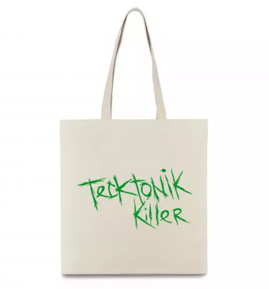 Эко-сумка TECKTONIK KILLER Бежевый фото