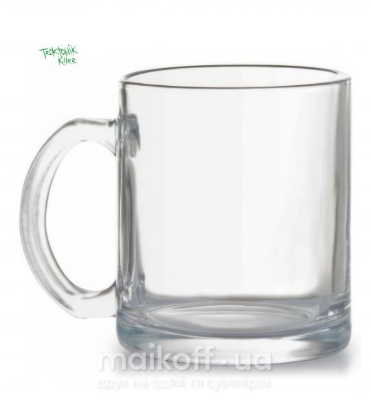 Чашка стеклянная TECKTONIK KILLER Прозрачный фото