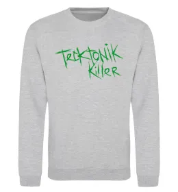 Світшот TECKTONIK KILLER Сірий меланж фото
