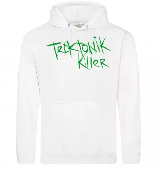 Жіноча толстовка (худі) TECKTONIK KILLER Білий фото