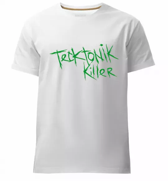 Чоловіча преміум футболка TECKTONIK KILLER Білий фото