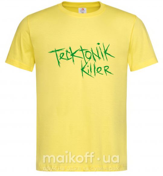 Мужская футболка TECKTONIK KILLER Лимонный фото