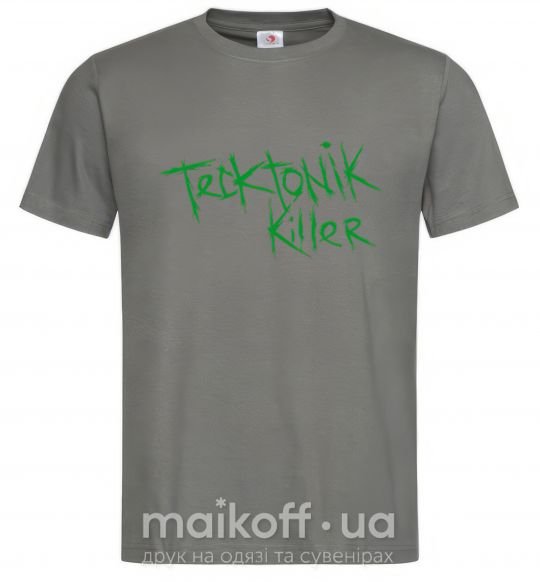 Чоловіча футболка TECKTONIK KILLER Графіт фото