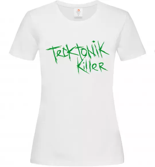 Жіноча футболка TECKTONIK KILLER Білий фото