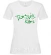 Женская футболка TECKTONIK KILLER Белый фото
