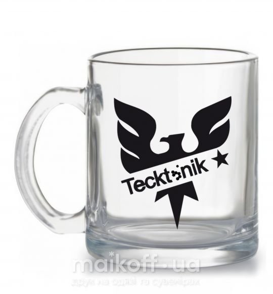 Чашка стеклянная TECKTONIK Прозрачный фото