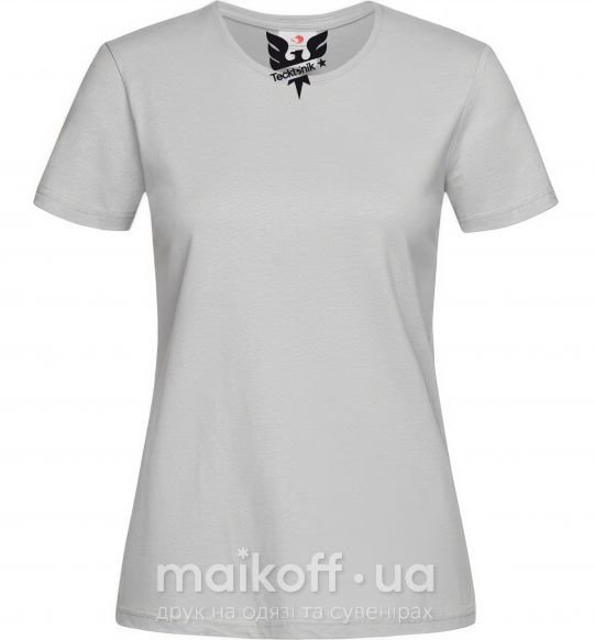 Жіноча футболка TECKTONIK Сірий фото