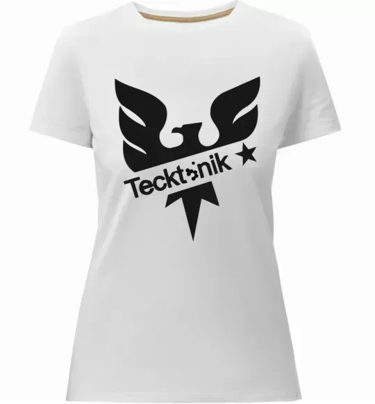 Женская премиум футболка TECKTONIK Белый фото