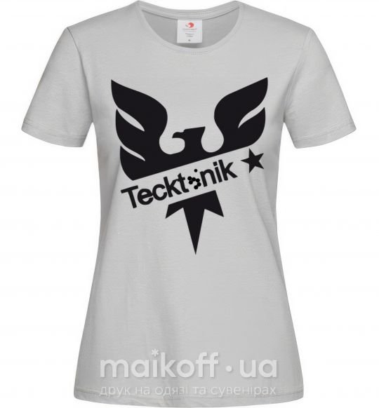 Женская футболка TECKTONIK Серый фото
