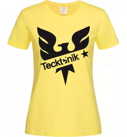 Женская футболка TECKTONIK Лимонный фото