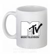 Чашка керамічна MTV Білий фото