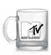 Чашка скляна MTV Прозорий фото