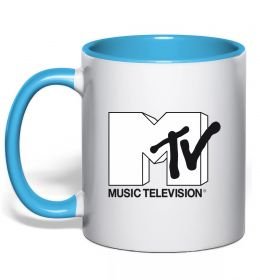 Чашка с цветной ручкой MTV