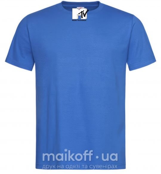Чоловіча футболка MTV Яскраво-синій фото