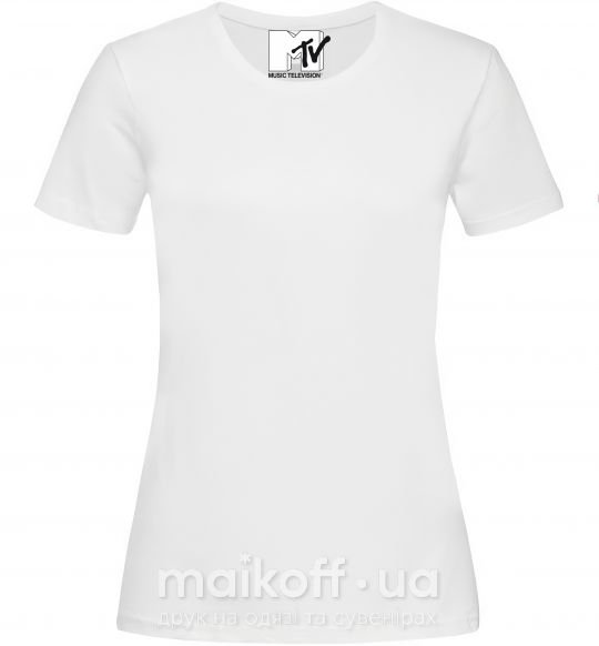 Женская футболка MTV Белый фото