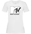 Женская футболка MTV Белый фото