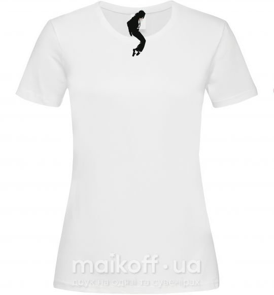 Жіноча футболка MICHAEL JACKSON Білий фото