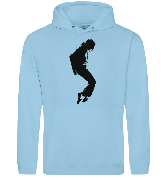 Чоловіча толстовка (худі) MICHAEL JACKSON Блакитний фото