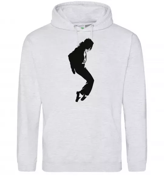 Жіноча толстовка (худі) MICHAEL JACKSON Сірий меланж фото