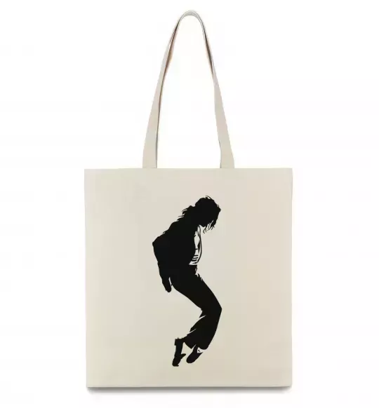 Еко-сумка MICHAEL JACKSON Бежевий фото