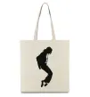 Еко-сумка MICHAEL JACKSON Бежевий фото