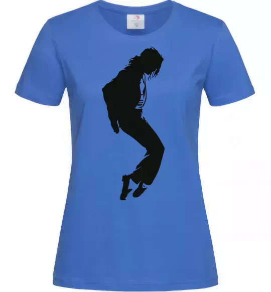 Женская футболка MICHAEL JACKSON Ярко-синий фото
