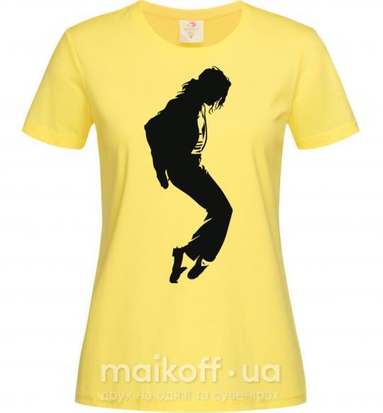 Жіноча футболка MICHAEL JACKSON Лимонний фото