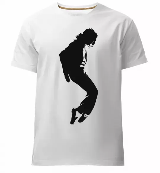 Мужская премиум футболка MICHAEL JACKSON Белый фото