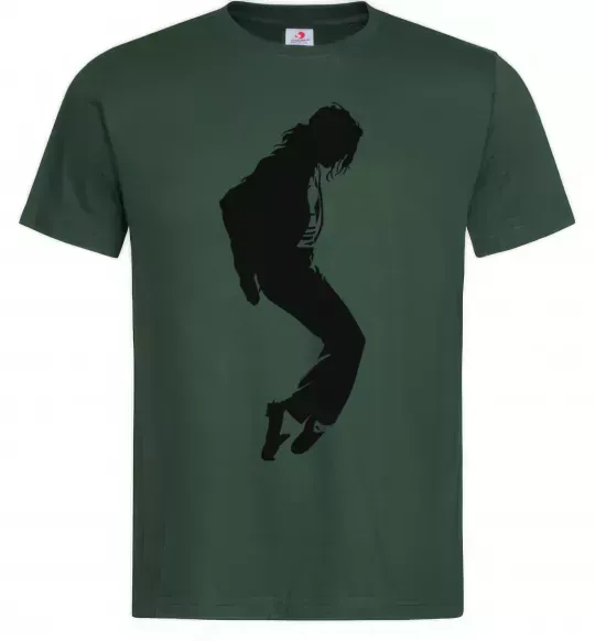 Чоловіча футболка MICHAEL JACKSON Темно-зелений фото