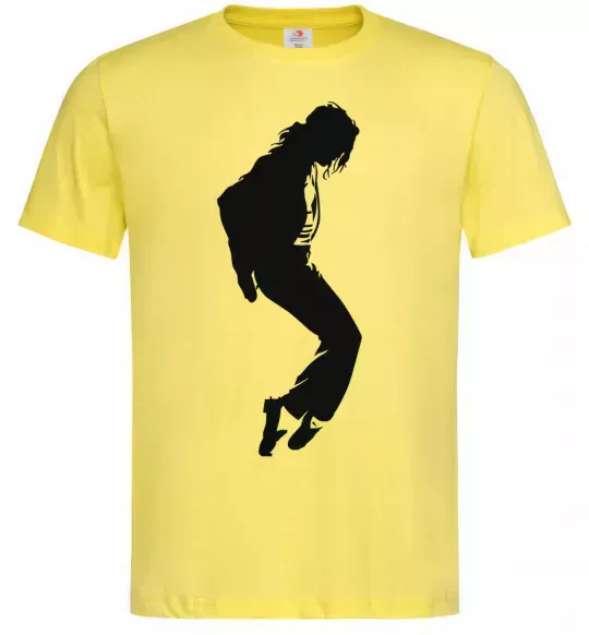 Чоловіча футболка MICHAEL JACKSON Лимонний фото