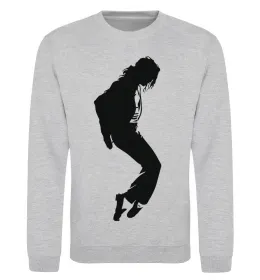 Свитшот MICHAEL JACKSON Серый меланж фото