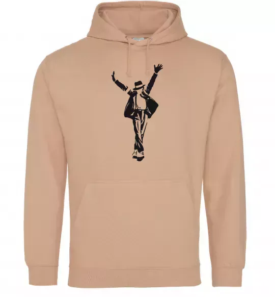 Чоловіча толстовка (худі) MICHAEL JACKSON SHOW Пісочний фото