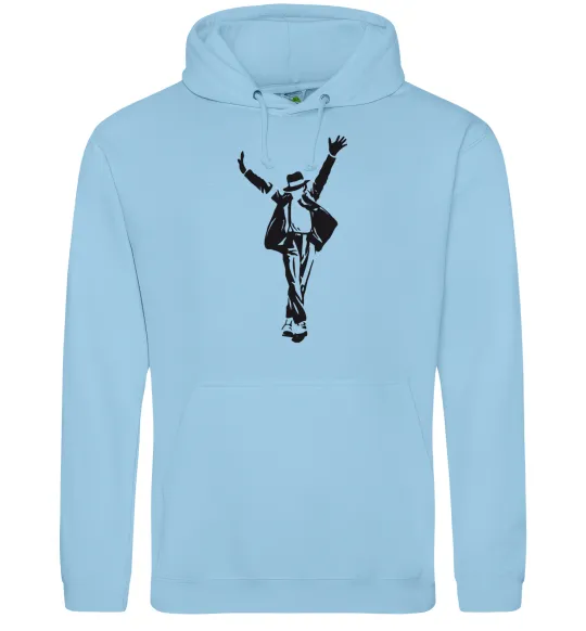 Жіноча толстовка (худі) MICHAEL JACKSON SHOW Блакитний фото