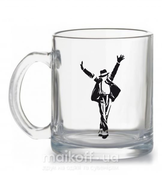 Чашка стеклянная MICHAEL JACKSON SHOW Прозрачный фото