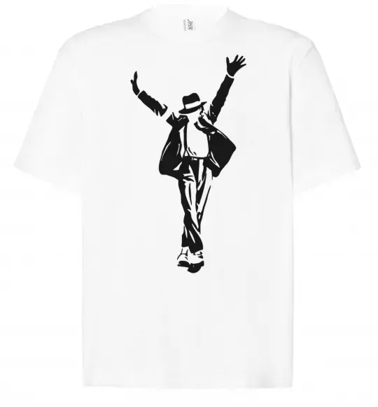 Футболка Оверсайз MICHAEL JACKSON SHOW Белый фото