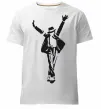 Мужская премиум футболка MICHAEL JACKSON SHOW Белый фото