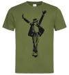 Чоловіча футболка MICHAEL JACKSON SHOW Оливковий фото