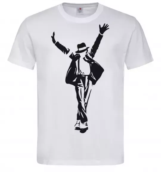 Чоловіча футболка MICHAEL JACKSON SHOW Білий фото