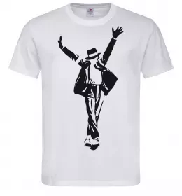 Чоловіча футболка MICHAEL JACKSON SHOW Білий фото