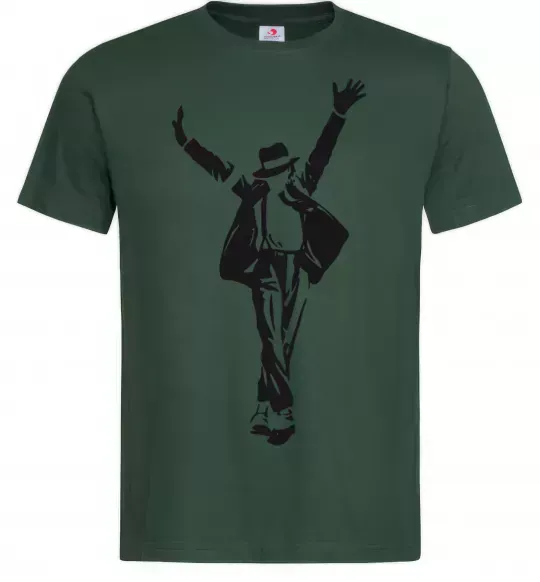 Чоловіча футболка MICHAEL JACKSON SHOW Темно-зелений фото