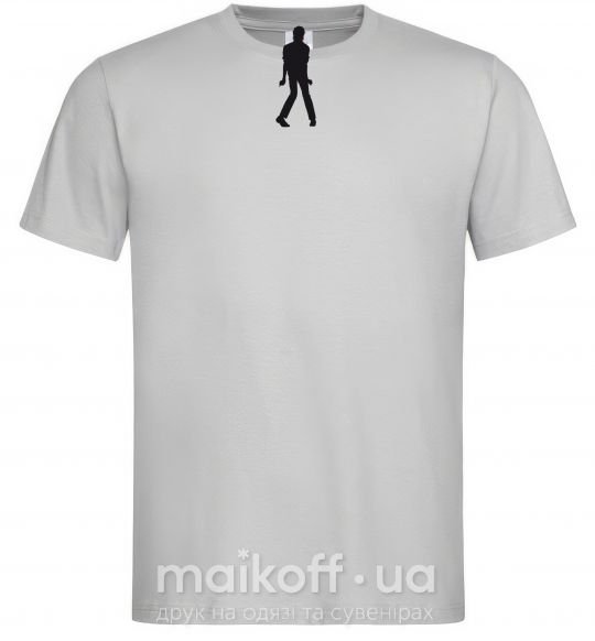 Мужская футболка MICHAEL JACKSON DANCING Серый фото